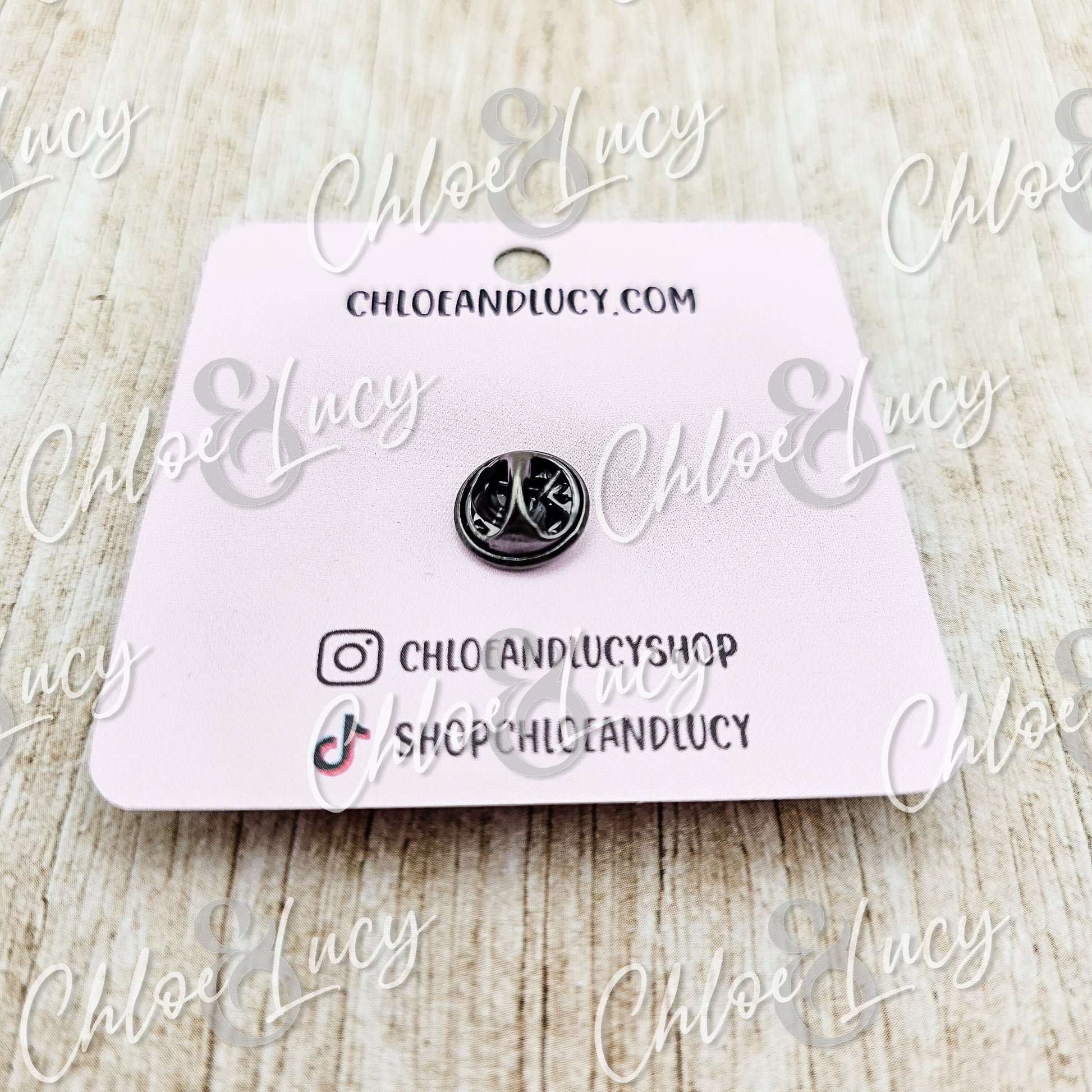Books and Flowers Wood Lapel Pin: Book Lover Gift