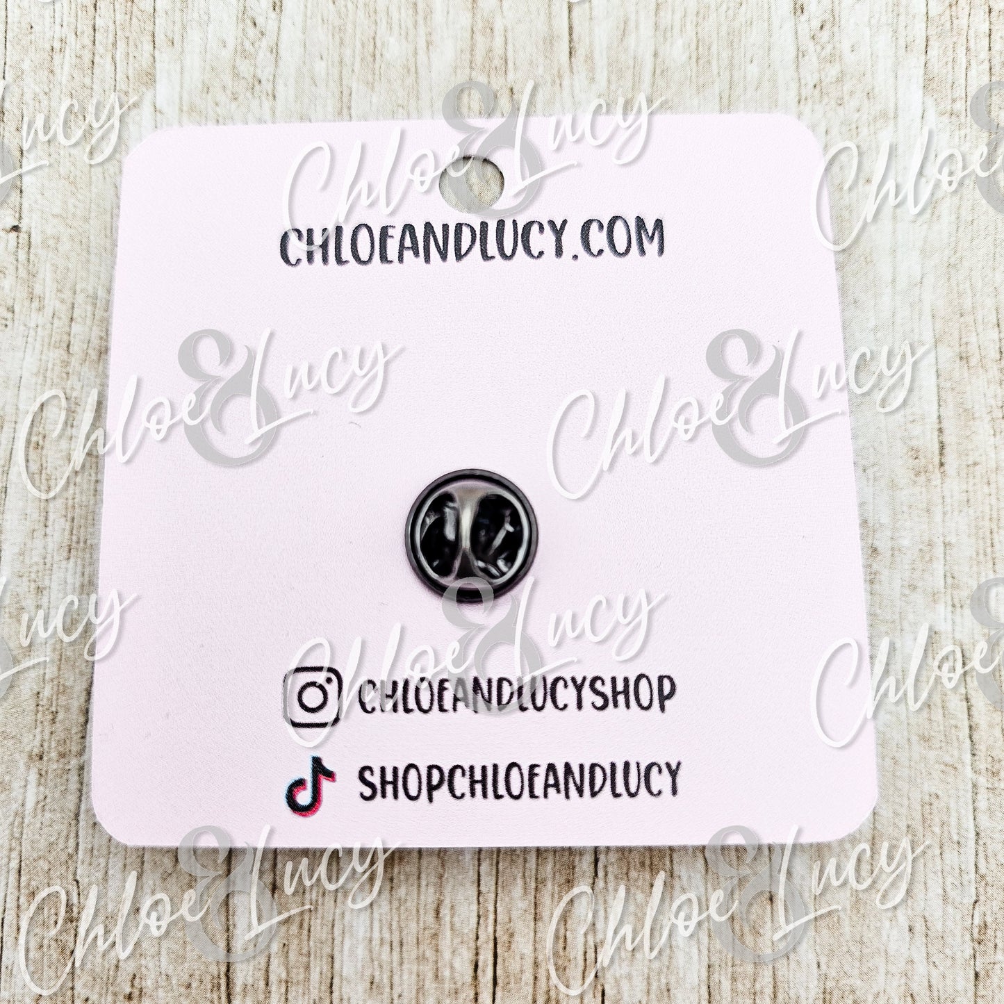 Books and Flowers Wood Lapel Pin: Book Lover Gift