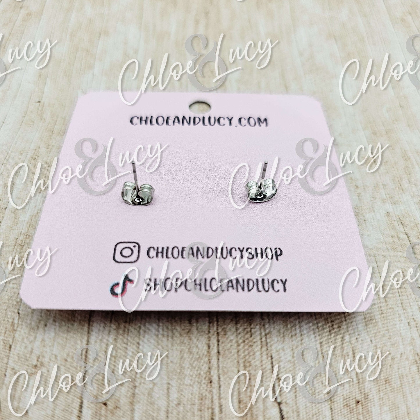 Bullseye Stud Earrings | Red Target Earrings | Archery Gift