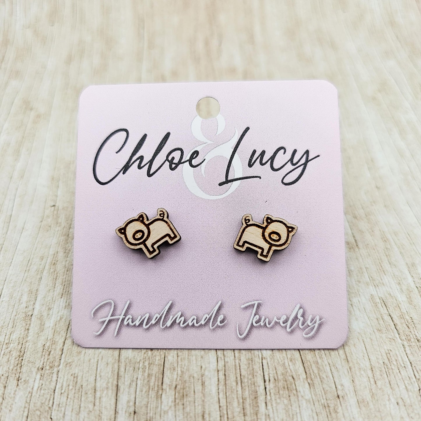 Pig Earrings | Potbelly Pig | FFS Gift | 4H Gift