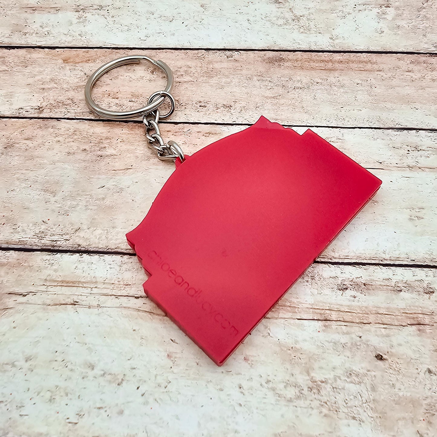 Personalized Wrigley Field Marquee Keychain, Custom Chicago Cubs Acrylic Keyring