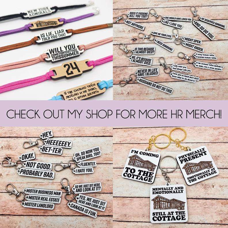 The Long Game Quote Keychain: Heated Rivalry Inspired Double Charm Keyring