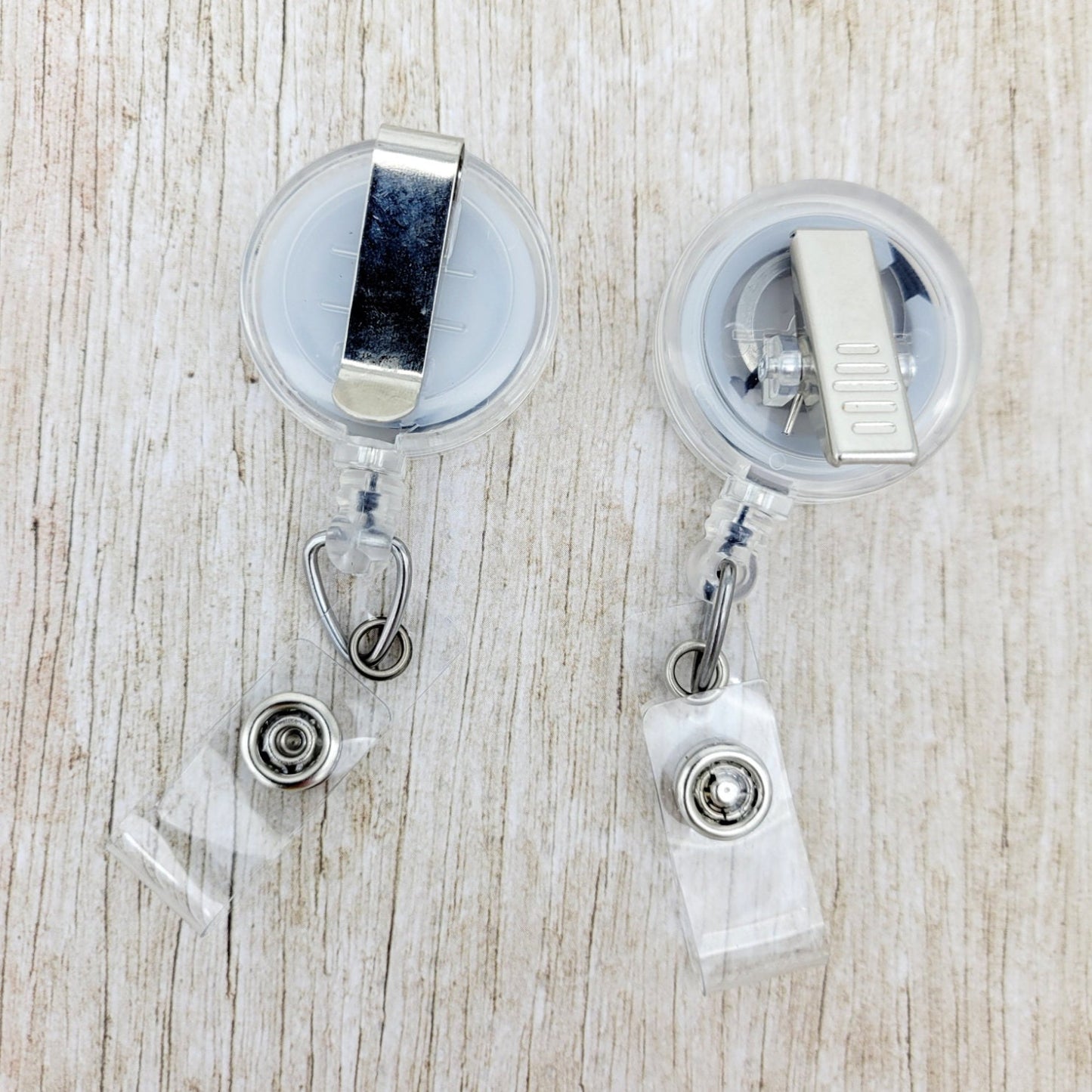 Doctor Who TARDIS Badge Reel | Acrylic Badge Holder | Healthcare Worker | RN | Nurse | ID Holder | Medical | Police Box | Sci-Fi | Geek
