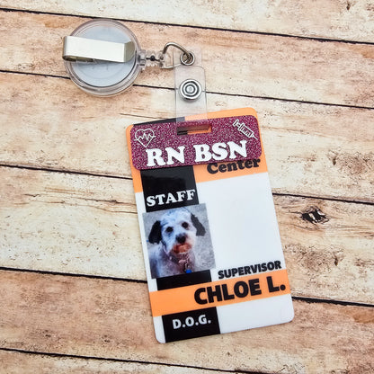 Custom Personalized Over Badge Tags | Badge Buddies | Hospital IDs | Name Tags | Nurse Badge