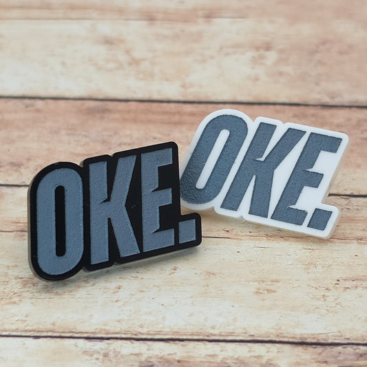 Heated Rivalry Inspired “Oke." Lapel Pin