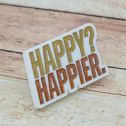 Heated Rivalry Inspired “Happy? Happier.” Lapel Pin
