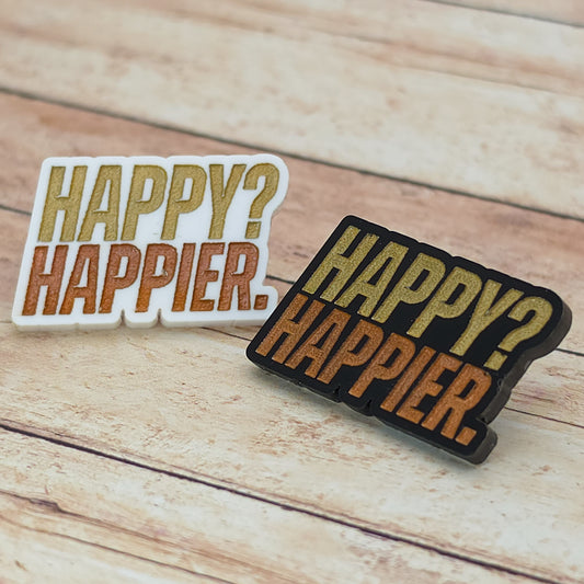 Heated Rivalry Inspired “Happy? Happier.” Lapel Pin