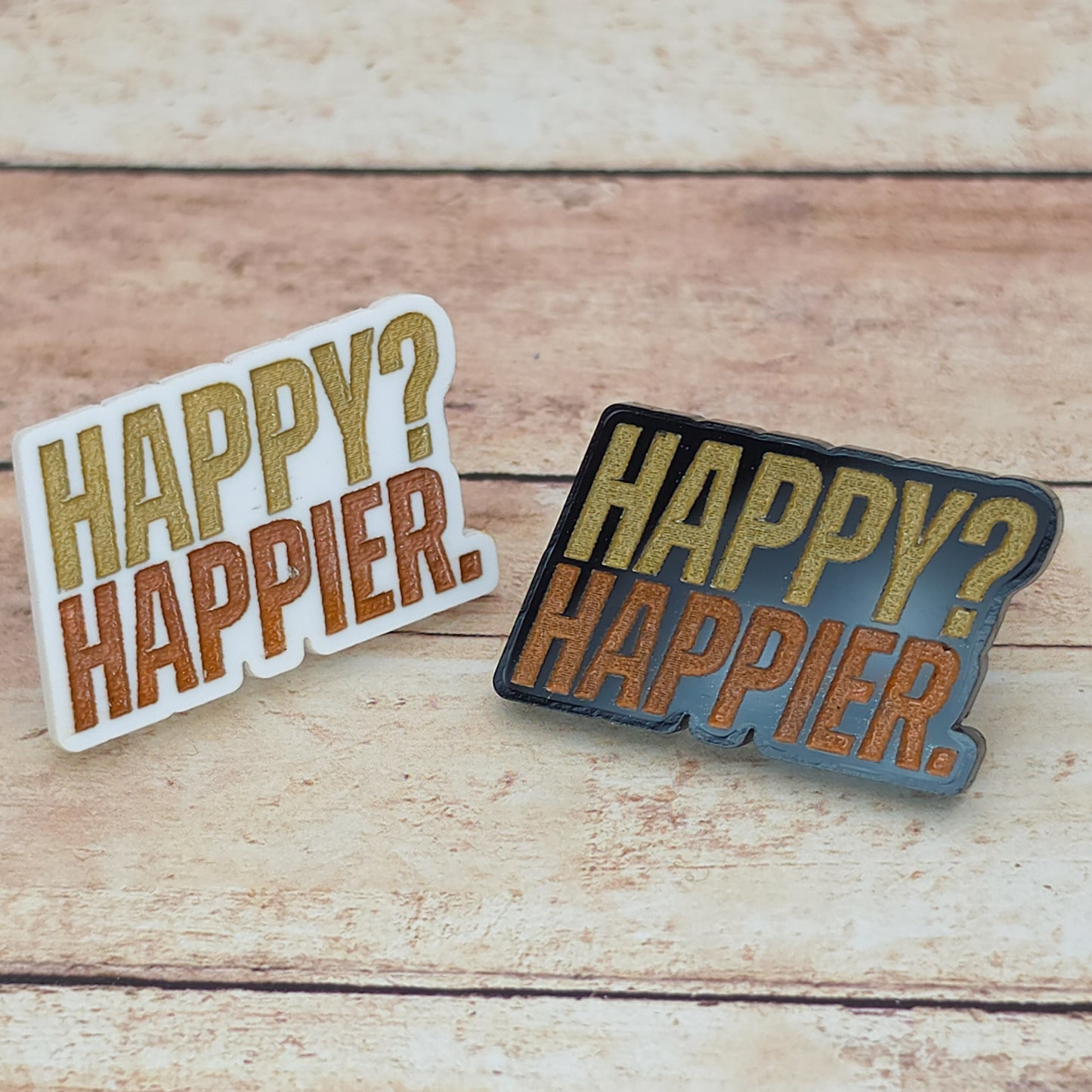 Heated Rivalry Inspired “Happy? Happier.” Lapel Pin