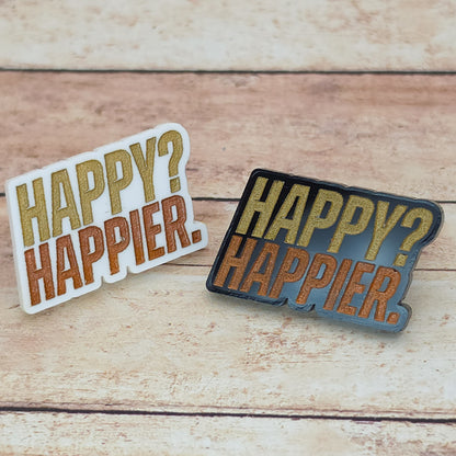 Heated Rivalry Inspired “Happy? Happier.” Lapel Pin