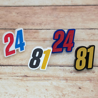 Heated Rivalry Inspired 24 & 81 Lapel Pins