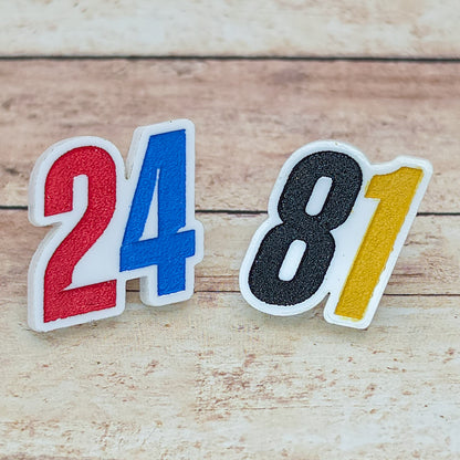 Heated Rivalry Inspired 24 & 81 Lapel Pins