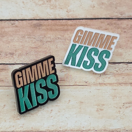 Heated Rivalry Inspired “Gimme Kiss" Lapel Pin