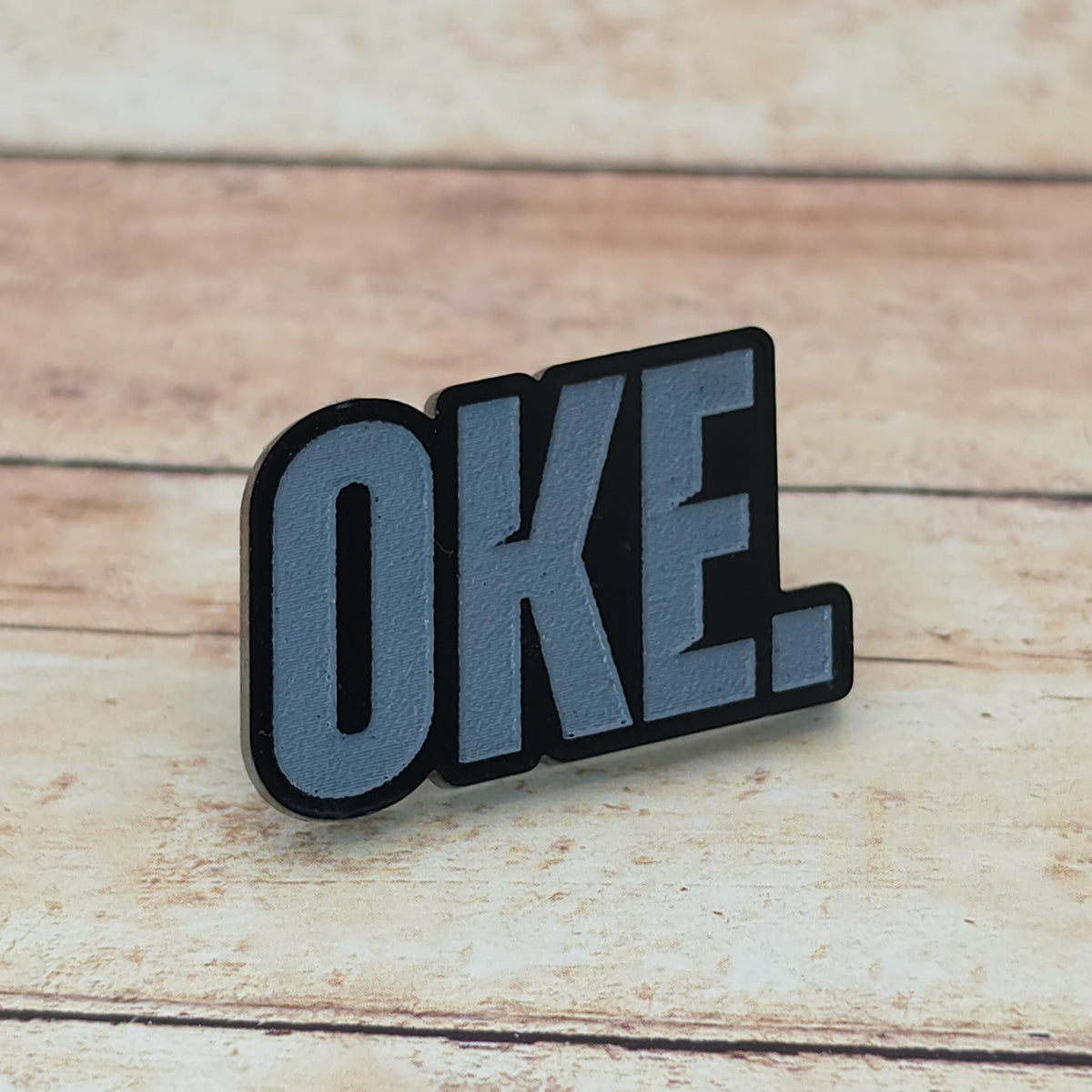 Heated Rivalry Inspired “Oke." Lapel Pin