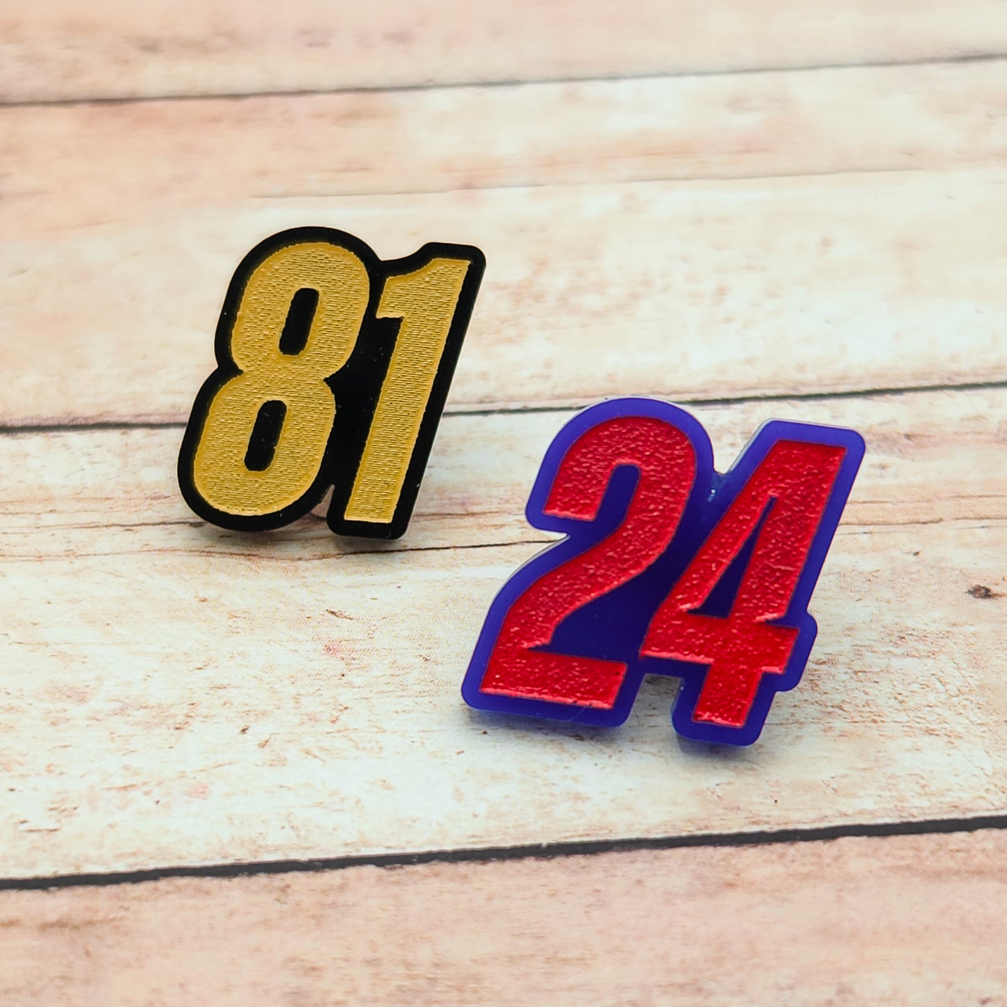 Heated Rivalry Inspired 24 & 81 Lapel Pins