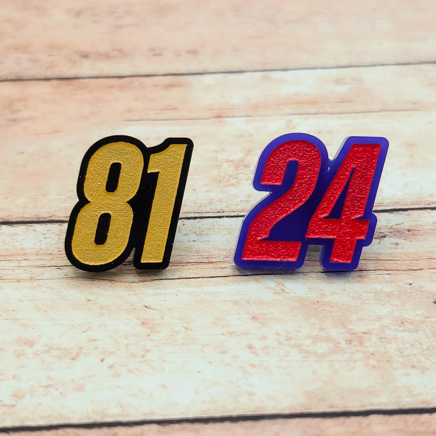 Heated Rivalry Inspired 24 & 81 Lapel Pins