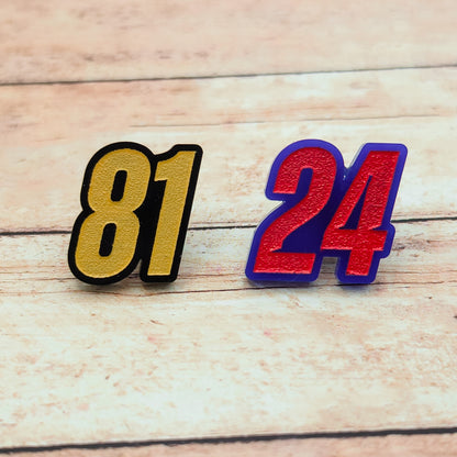 Heated Rivalry Inspired 24 & 81 Lapel Pins