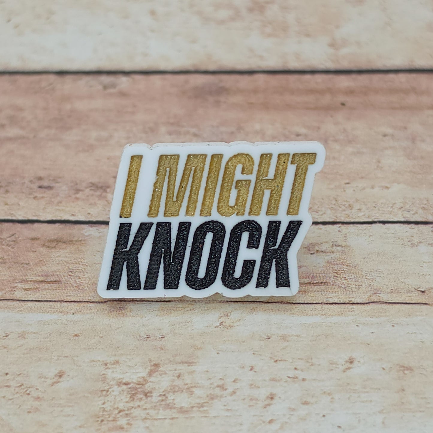 Heated Rivalry Inspired “I Might Open / I Might Knock” Lapel Pins