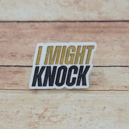 Heated Rivalry Inspired “I Might Open / I Might Knock” Lapel Pins