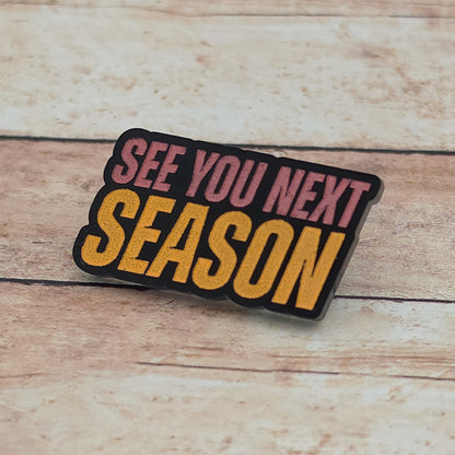 Heated Rivalry Inspired “See You Next Season" Lapel Pin