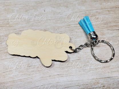 Romance Reader Wood Keychain | Good Girls Love Reading Dirty Books