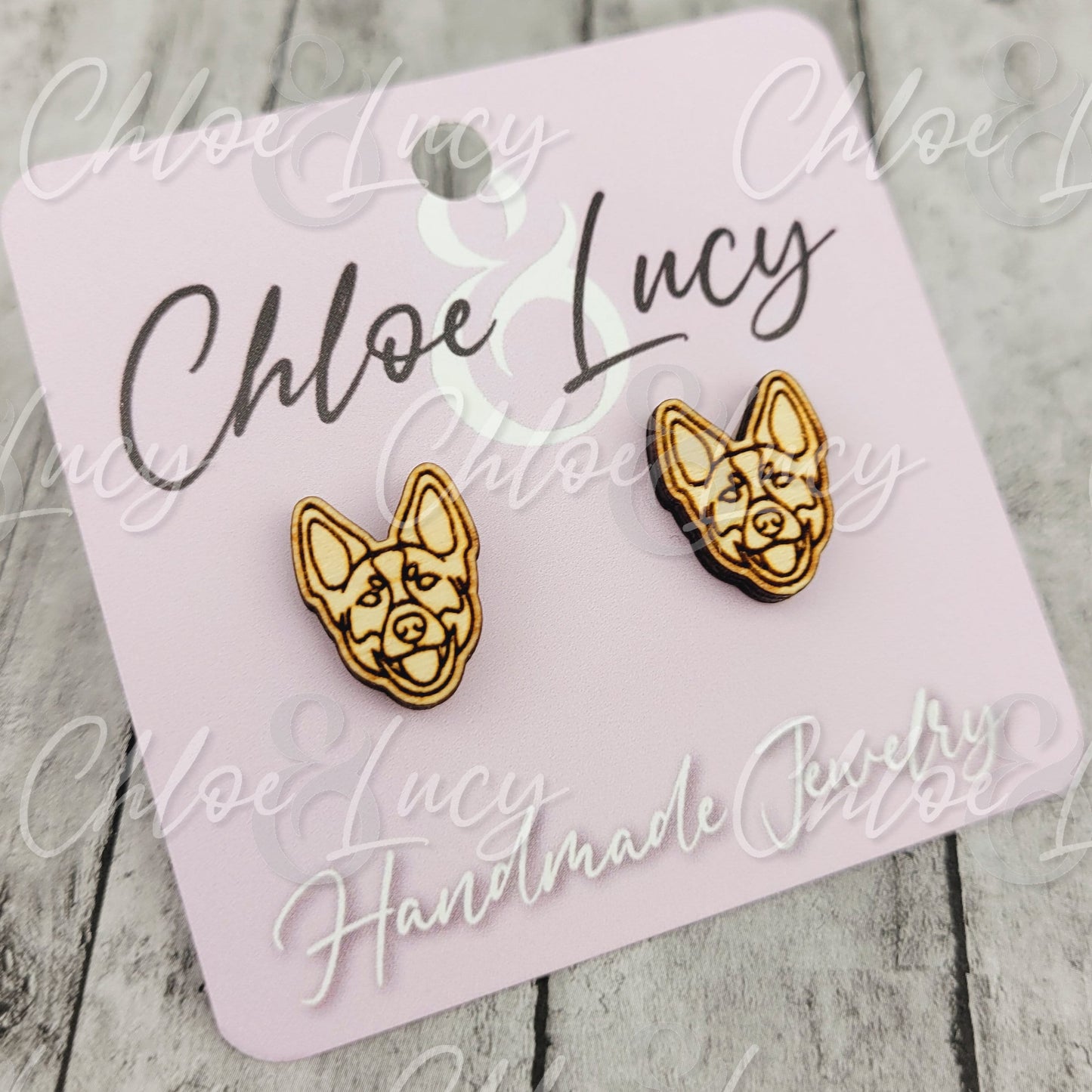 Australian Cattle Dog Stud Earrings | Blue Heeler Dog | Dog Owner | Queensland Heeler | Dog Mom | Post | Stud Earrings