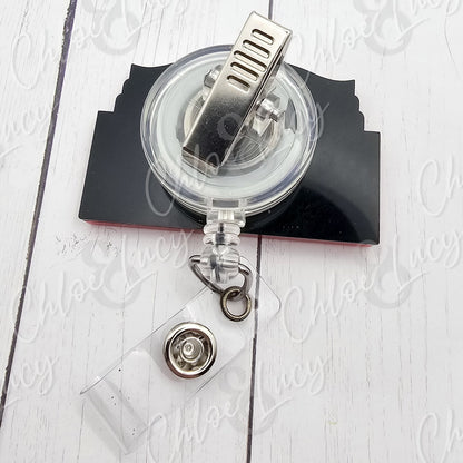 Wrigley Field Badge Reel | Personalized | Interchangeable | Chicago Cubs | Baseball Badge Reel | MLB | Sports Fan | Healthcare Worker