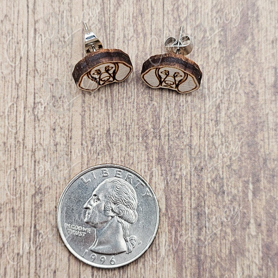 Black and Tan Coonhound Stud Earrings | Hound Dog | Long Ears | Dog Owner Gift | Dog Mom | Post | Stud Earrings | Raccoon Hunting