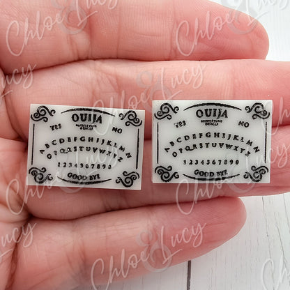 Ouija Board Stud Earrings | Spirit Board Earrings | Spooky Halloween Jewelry