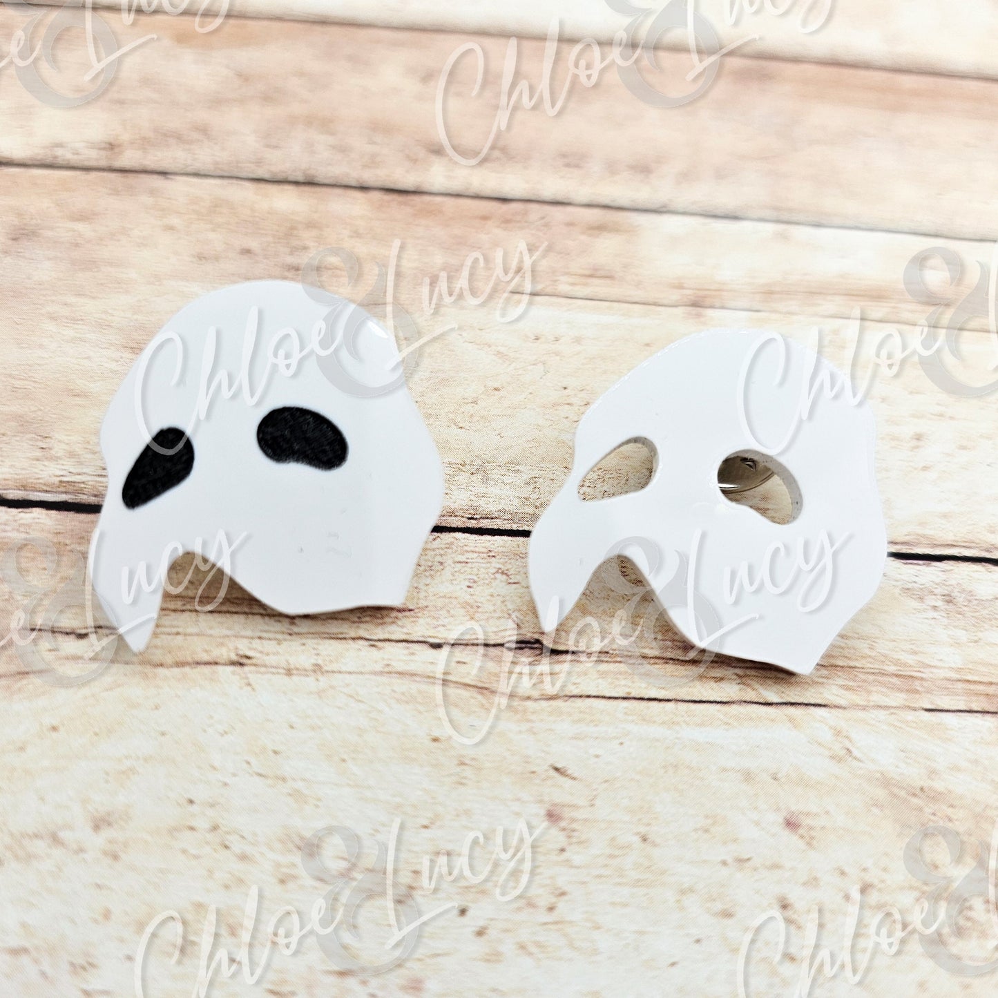 Phantom of the Opera Lapel Pin | Broadway | West End | Musical | Romance | Mask | Acrylic Brooch | Badge