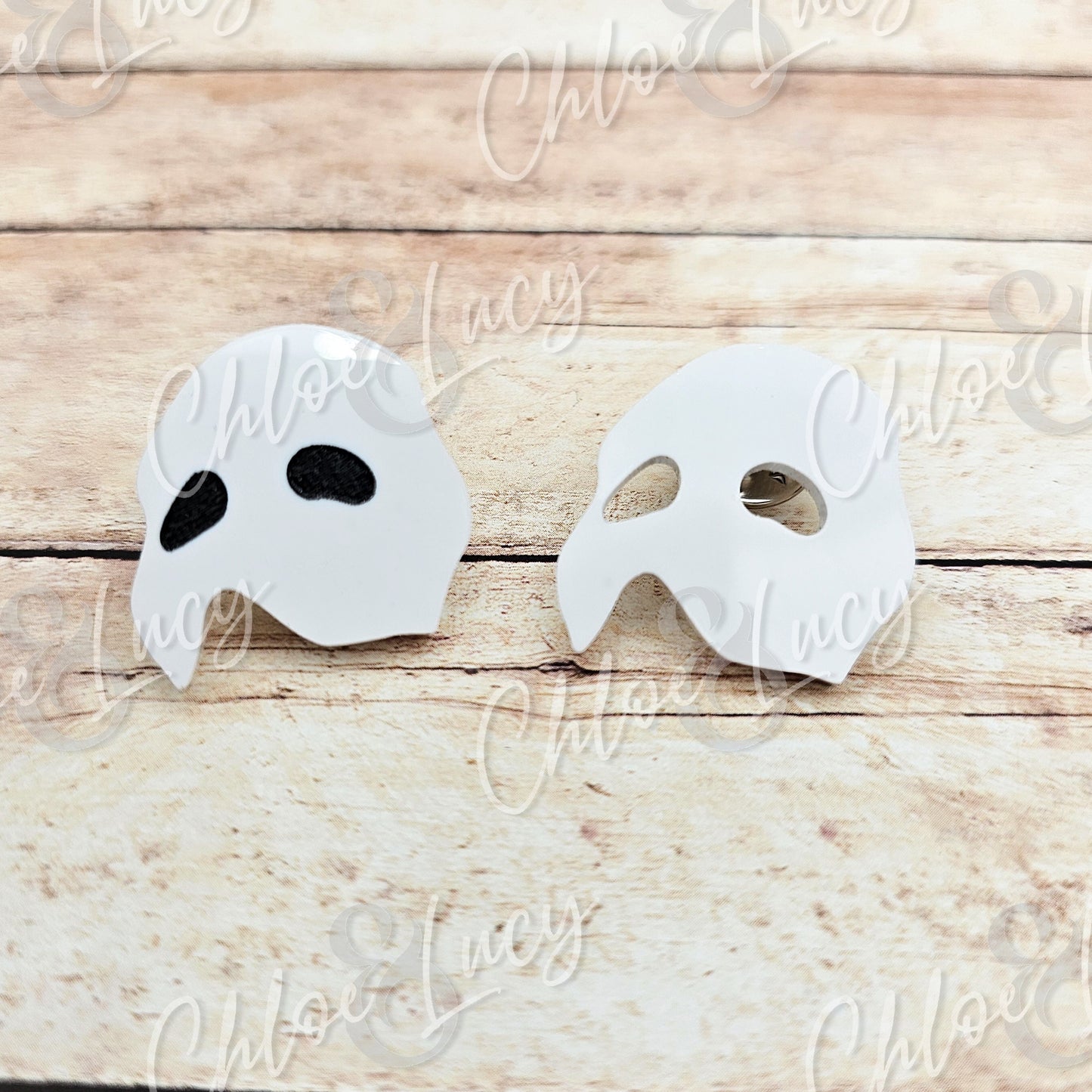 Phantom of the Opera Lapel Pin | Broadway | West End | Musical | Romance | Mask | Acrylic Brooch | Badge