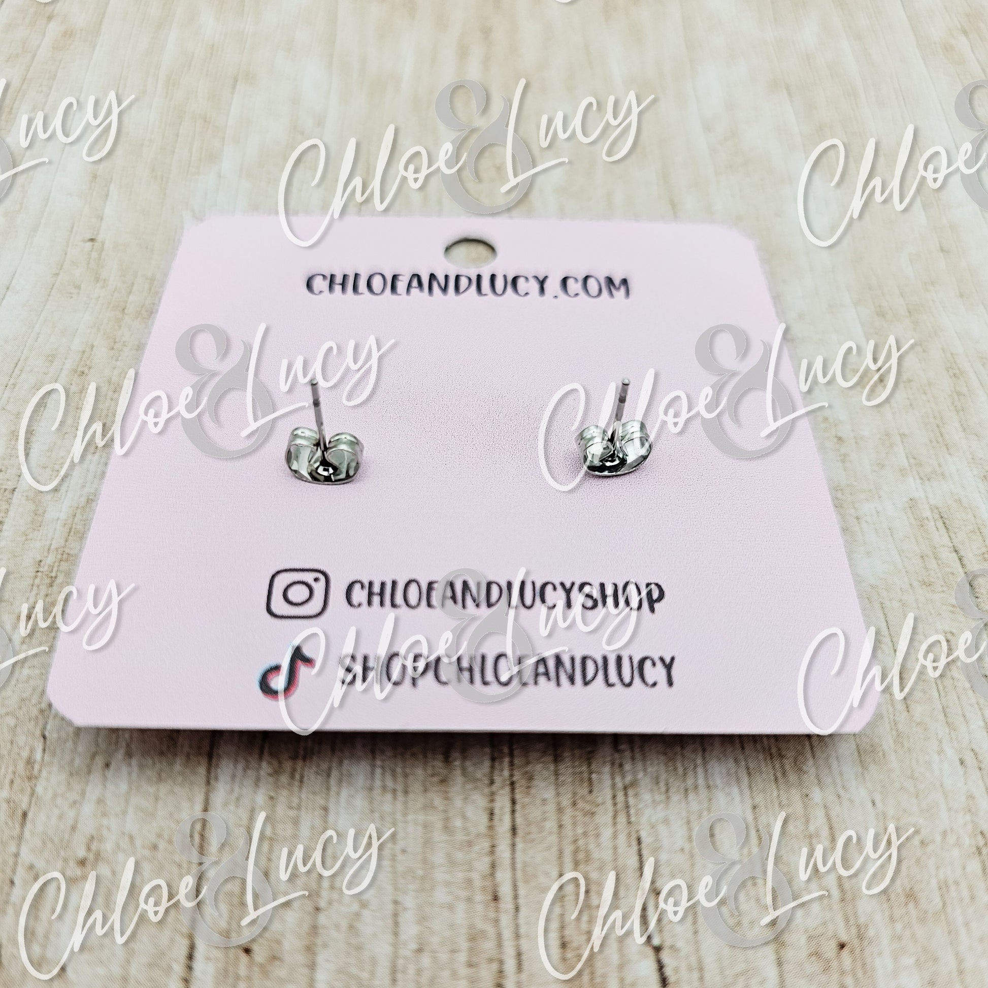 Red Acrylic Star Stud Earrings: Patriotic Jewelry
