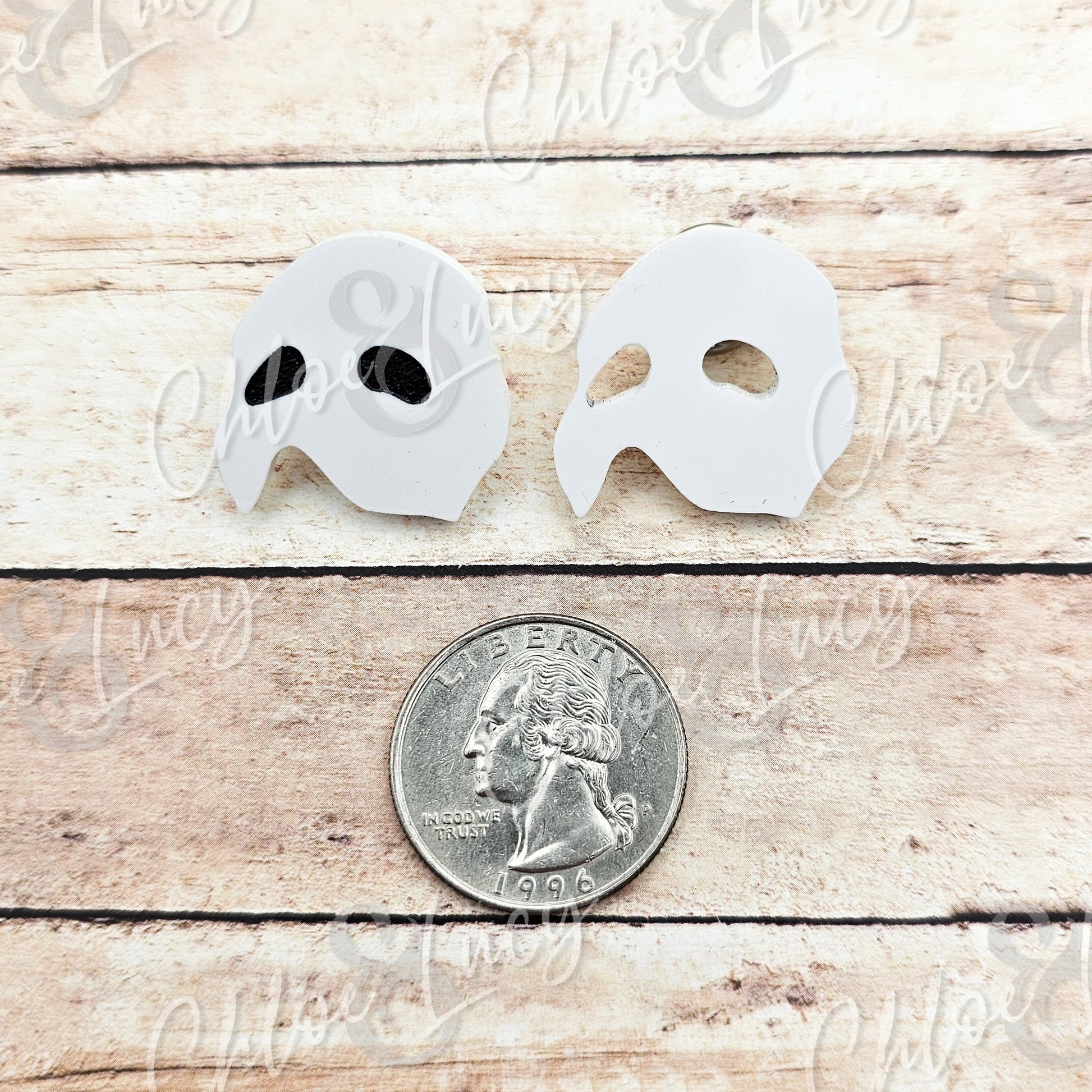 Phantom of the Opera Lapel Pin | Broadway | West End | Musical | Romance | Mask | Acrylic Brooch | Badge