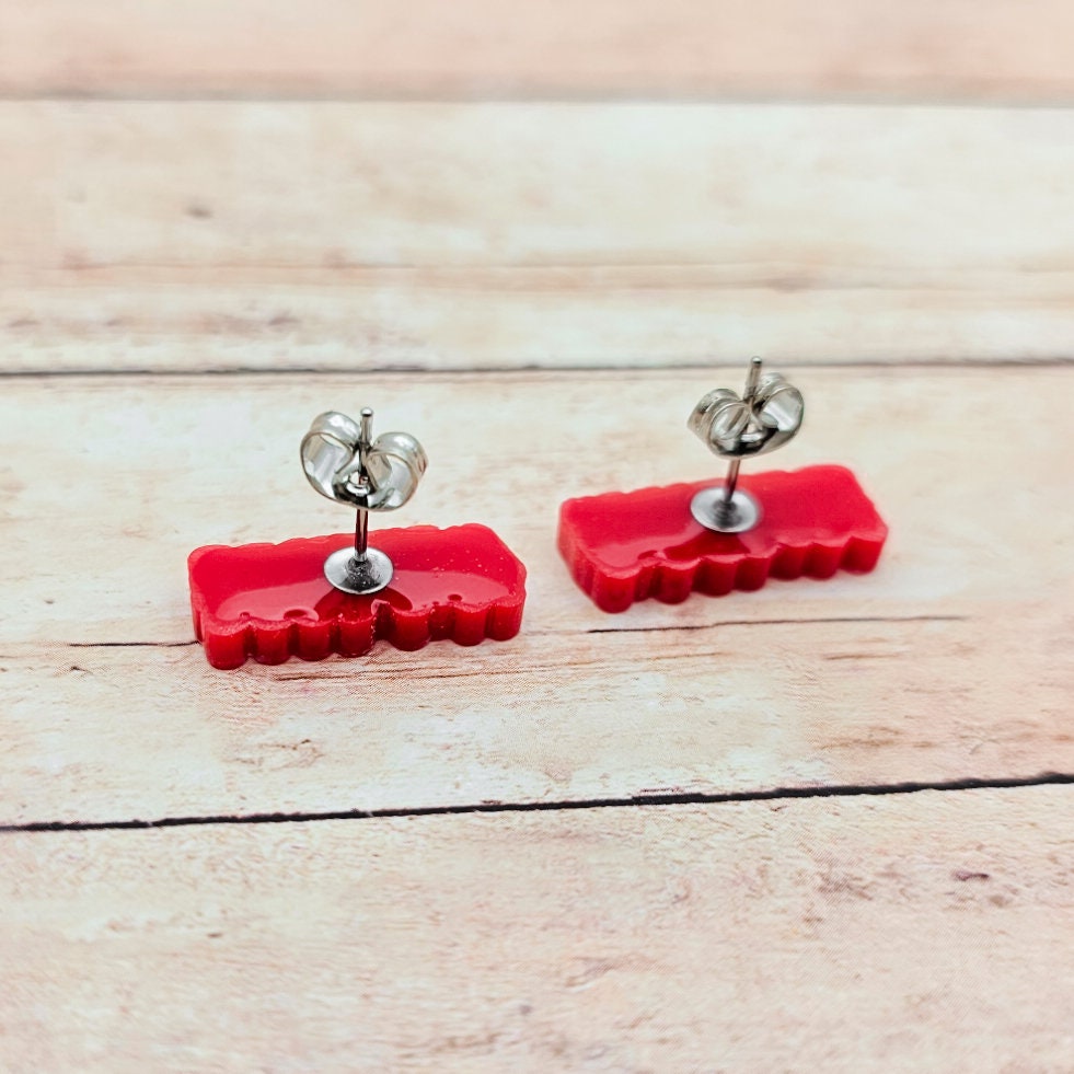 Rocky Horror Picture Show Inspired Stud Earrings: Antici.... PATION!