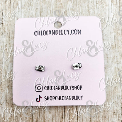 Castle Stud Earrings | Wood Earrings | Princess | Royalty