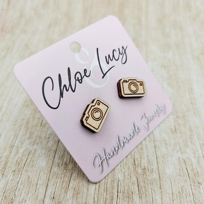Camera Earrings | Photographer Gift | SLR Camera | Photography Jewelry