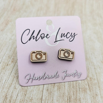 Camera Earrings | Photographer Gift | SLR Camera | Photography Jewelry