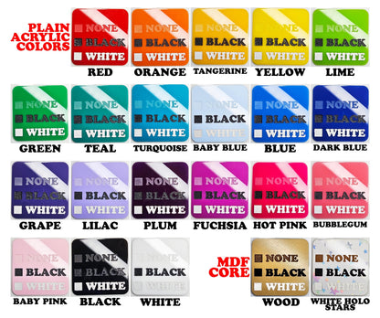 Horizontal Custom Over Badge Buddy with Optional Illustrations | Lightweight Badge Tag | Small Badge Topper | Personalized ID Reel