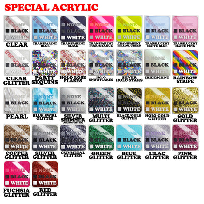 Horizontal Custom Over Badge Buddy with Optional Illustrations | Lightweight Badge Tag | Small Badge Topper | Personalized ID Reel