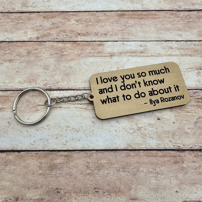 Ilya's Monologue Keychain - Heated Rivalry Ilya Russian Keychain