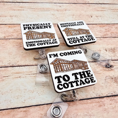 Heated Rivalry Inspired Cottage Badge Reel | Heated Rivalry Quote | Rozanov | Hollander | I'm Coming to the Cottage