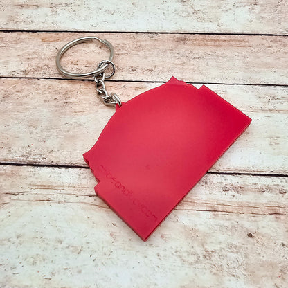 Personalized Wrigley Field Keychain: Chicago Cubs Acrylic Custom Marquee