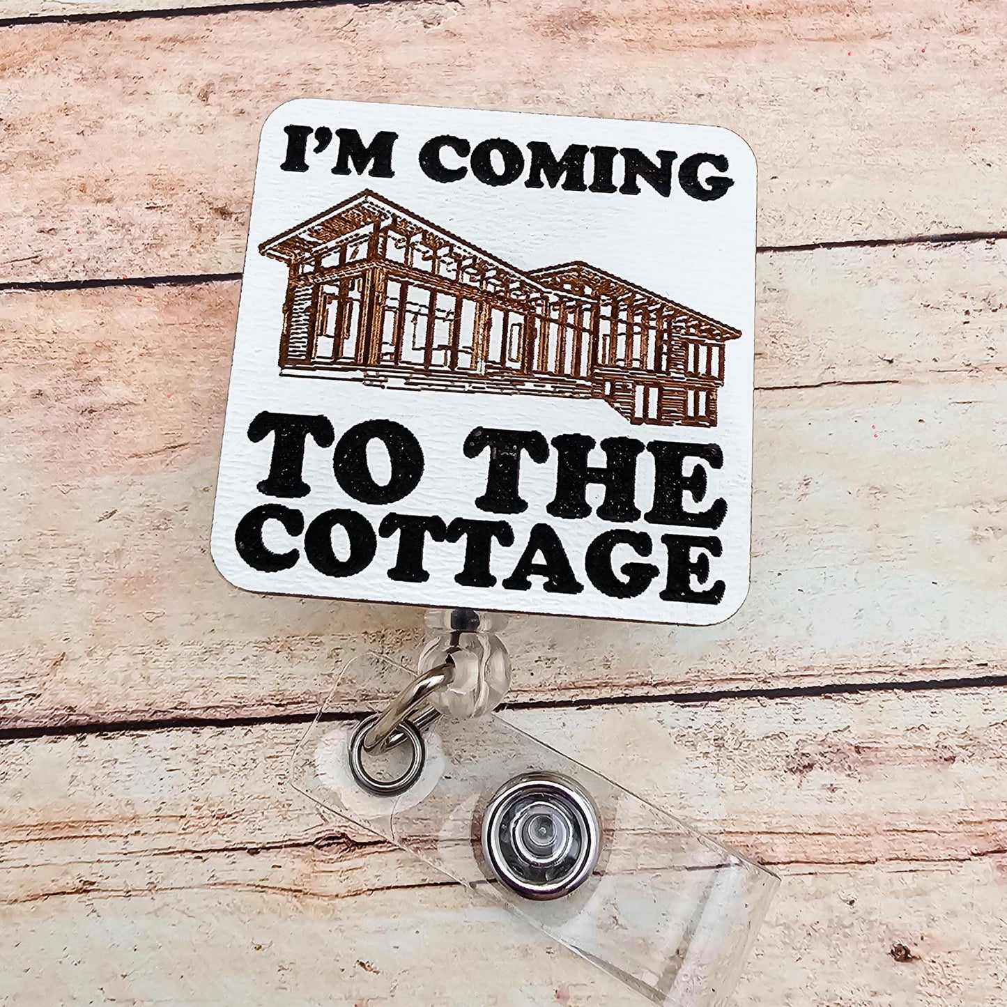 Heated Rivalry Inspired Cottage Badge Reel | Heated Rivalry Quote | Rozanov | Hollander | I'm Coming to the Cottage