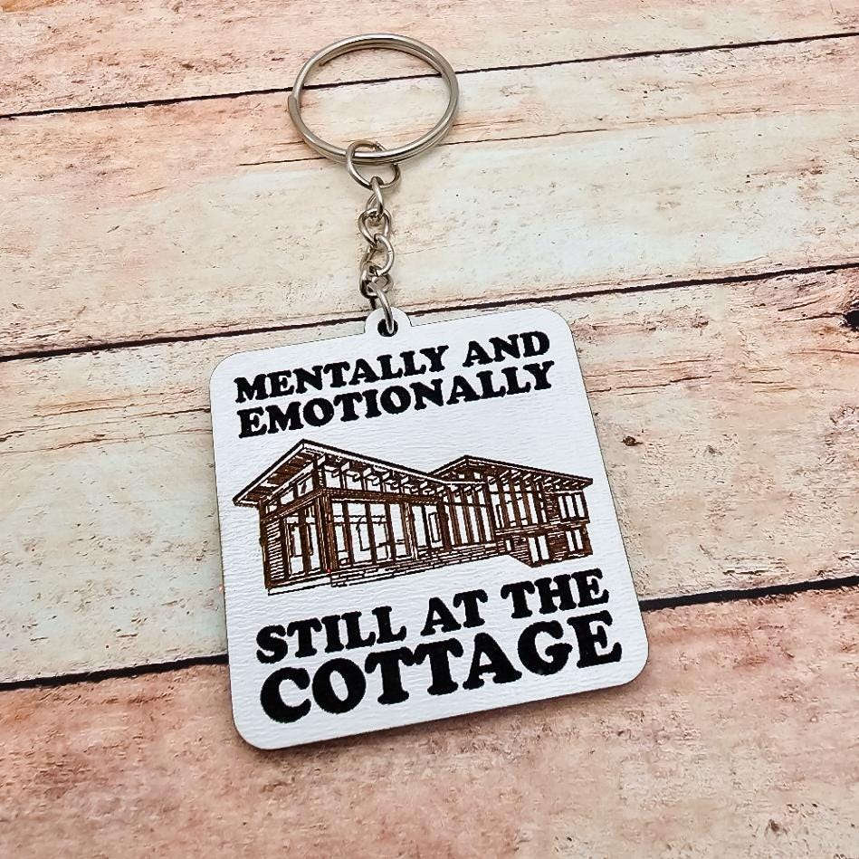 Heated Rivalry Inspired Cottage Keychain Rozanov Hollander Quote I'm Coming to the Cottage MM Hockey Romance Bookish Fandom Gift