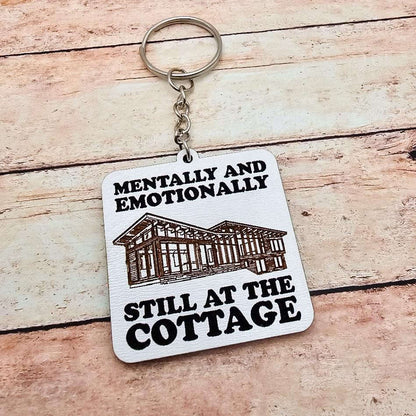 Heated Rivalry Inspired Cottage Keychain Rozanov Hollander Quote I'm Coming to the Cottage MM Hockey Romance Bookish Fandom Gift