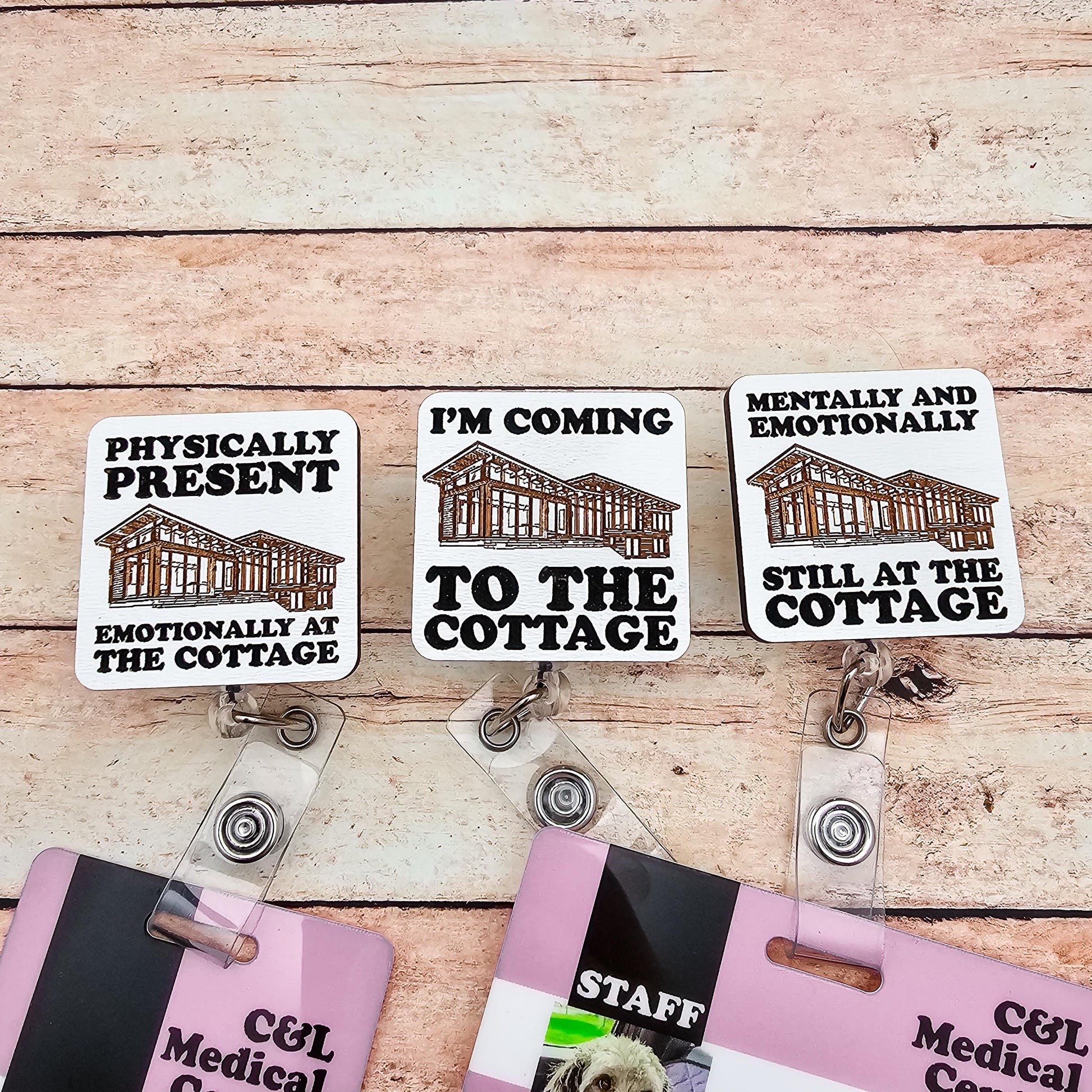 Heated Rivalry Inspired Cottage Badge Reel | Heated Rivalry Quote | Rozanov | Hollander | I'm Coming to the Cottage