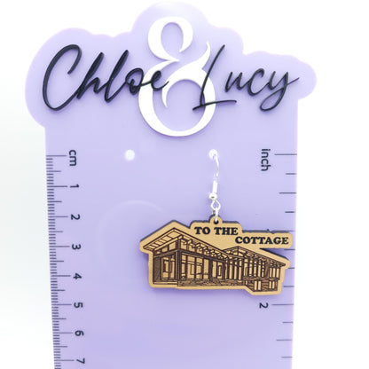 The Cottage Dangle Earrings | Heated Rivalry Inspired | I'm Coming to the Cottage | Rozanov | Hollander