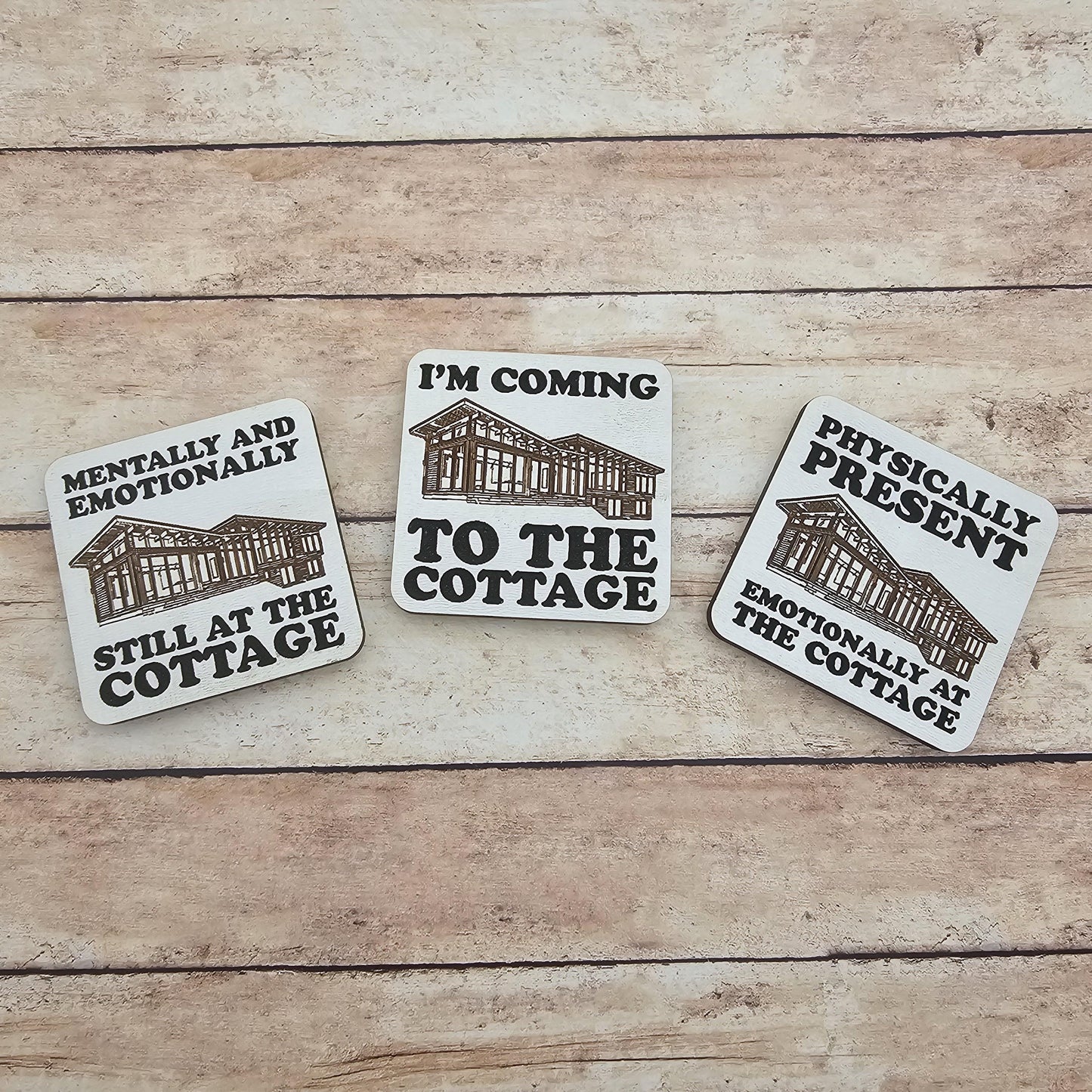 Heated Rivalry Inspired Cottage Magnet with Engraved Quote Choice Rozanov Hollander MM Hockey Romance Bookish Fan Gift