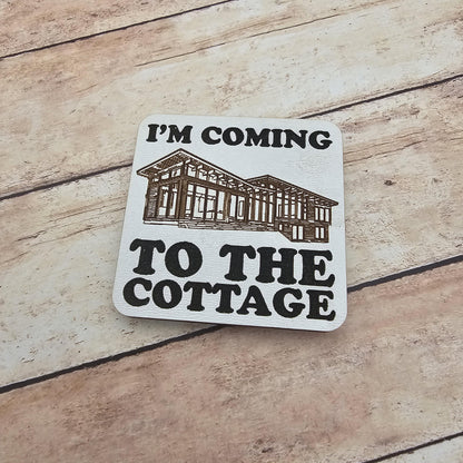 Heated Rivalry Inspired Cottage Magnet with Engraved Quote Choice Rozanov Hollander MM Hockey Romance Bookish Fan Gift