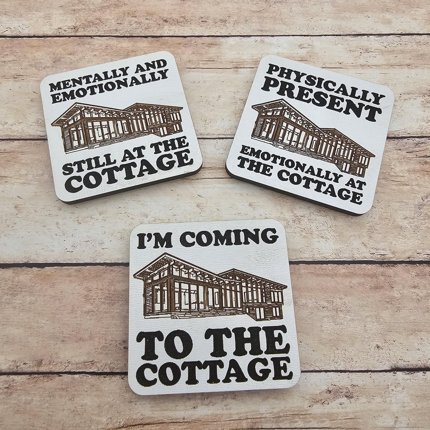 Heated Rivalry Inspired Cottage Magnet with Engraved Quote Choice Rozanov Hollander MM Hockey Romance Bookish Fan Gift