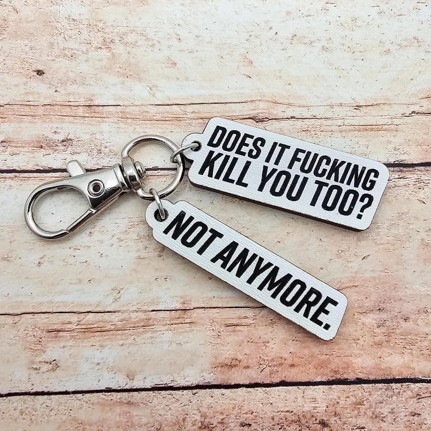 Heated Rivalry Hollanov Inspired 2 Piece Keychain Set – Shane Hollander & Ilya Rozanov Hockey Romance Quote Gift for Booktok Fans